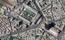 Paris vue par Pléiades (après traitement de l'image)
